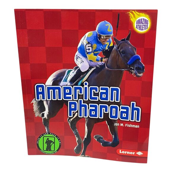 Amazing Athleats American Pharoah Paperback Kids Book By Jon M Fishman - Picture 1 of 7